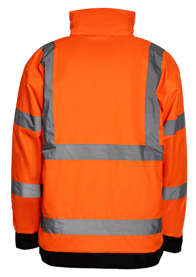 Korntex® Hi-Vis Regenjacke Lite „Kaunas“ - Signal-Gelb - 4XL
