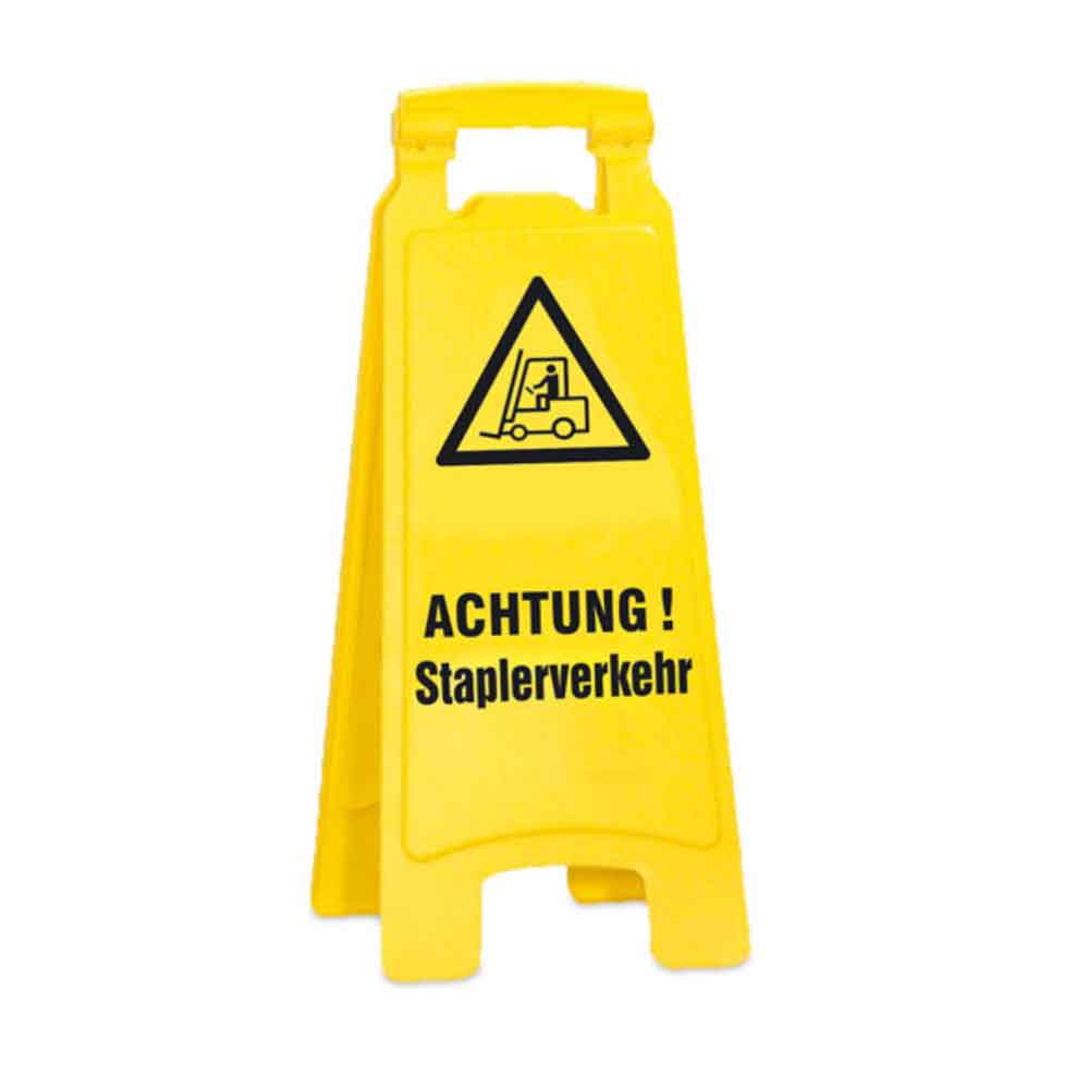 Warnaufsteller Rubbermaid 67 - Höhe 67,3 cm - 2-seitige Beschriftung - viele Motive