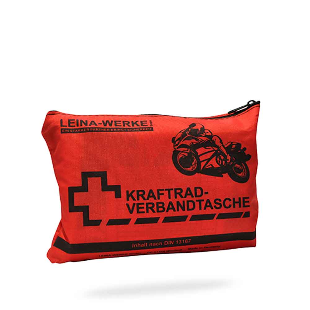 Kraftrad-Verbandtasche - mit Klett - 3 Farben