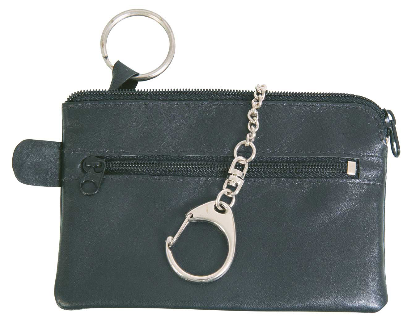 60-60-300-0-00-01-027-schluesselanhaenger-classic-2bb750 Schlüsseltasche "CLASSIC" - Schwarz - aus Leder