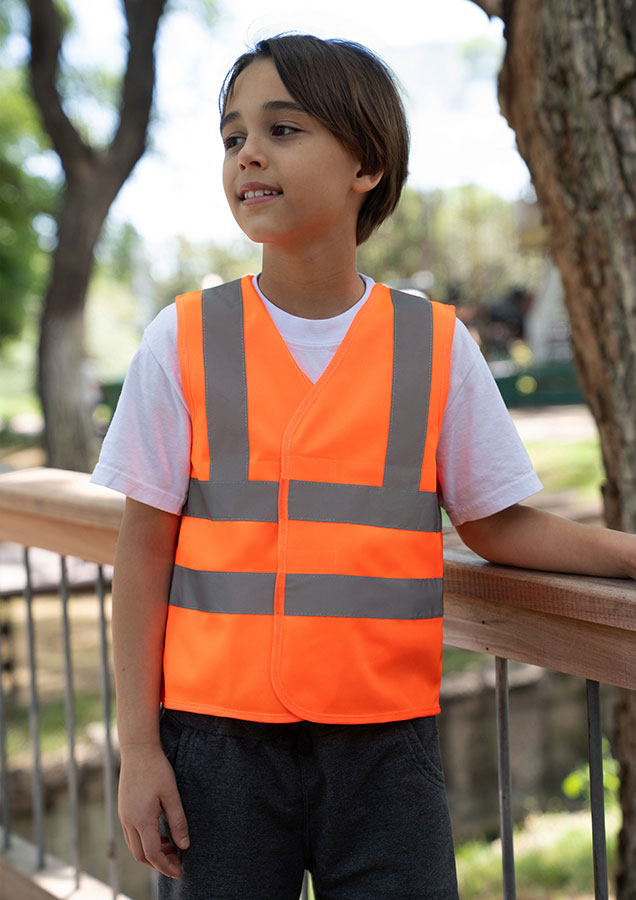 Korntex® Kinderwarnweste "Esbjerg" - Vier Reflexstreifen