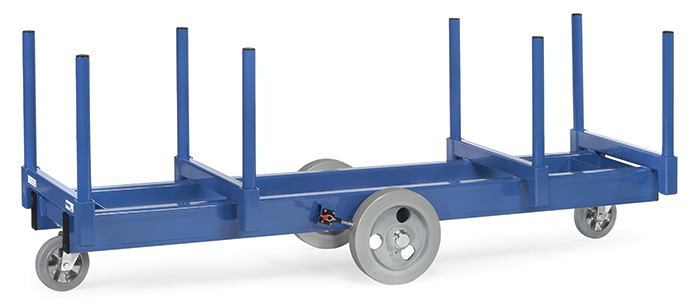 Langmaterial-Wagen - Außenmaße L 2500 x B 700 x H 920 mm - Tragkraft 2500 kg