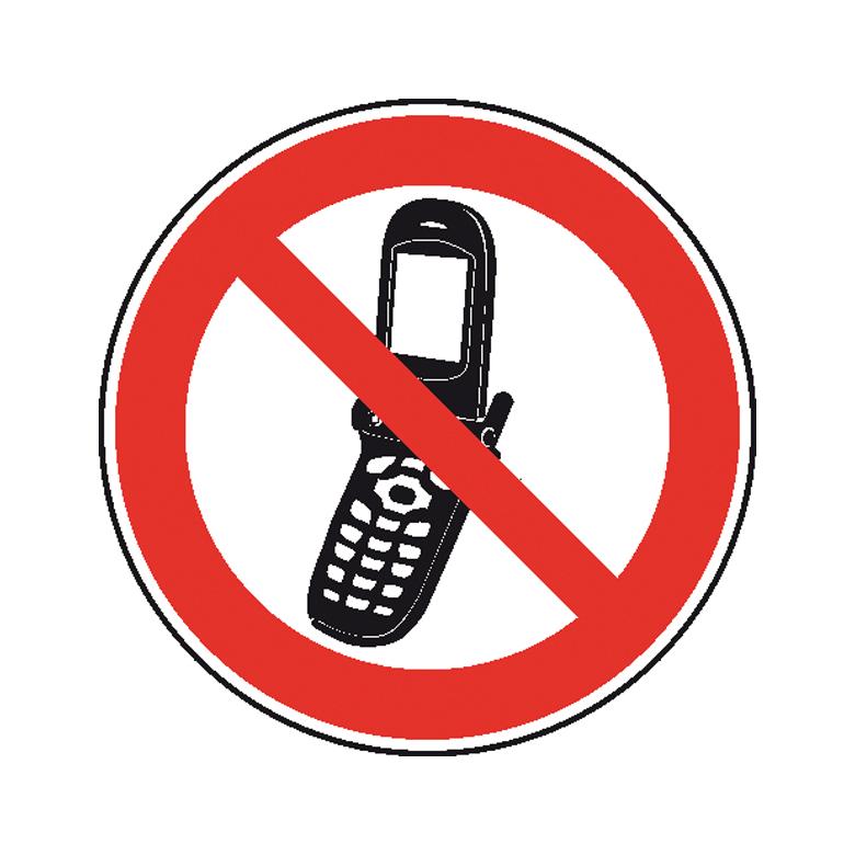 Verbotsschild - Foto-Handy benutzen verboten
