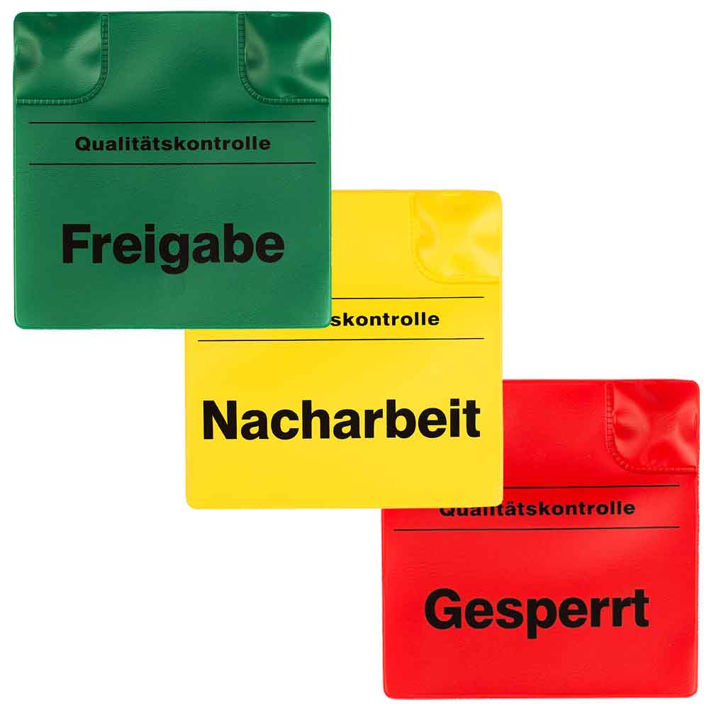 Neodym-Magnet-Kennzeichnungspads - beidseitig bedruckt - 3 Farben und Texte