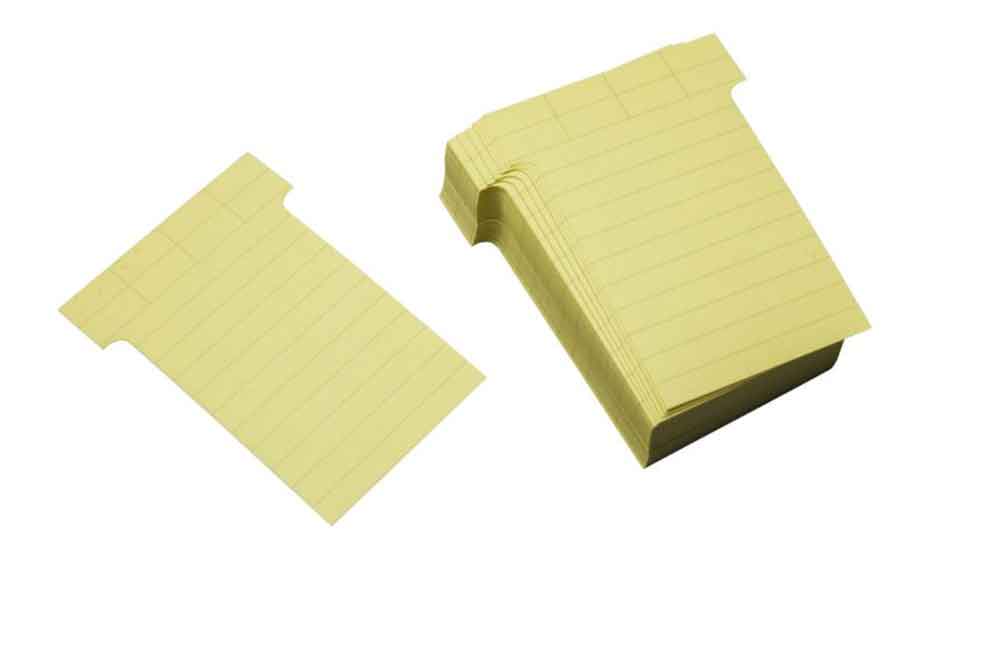 Zubehör T-Karten-Kombi - für T-Kartentafel - Schmalformat - in 10 Farben - 2-fach Nutzen