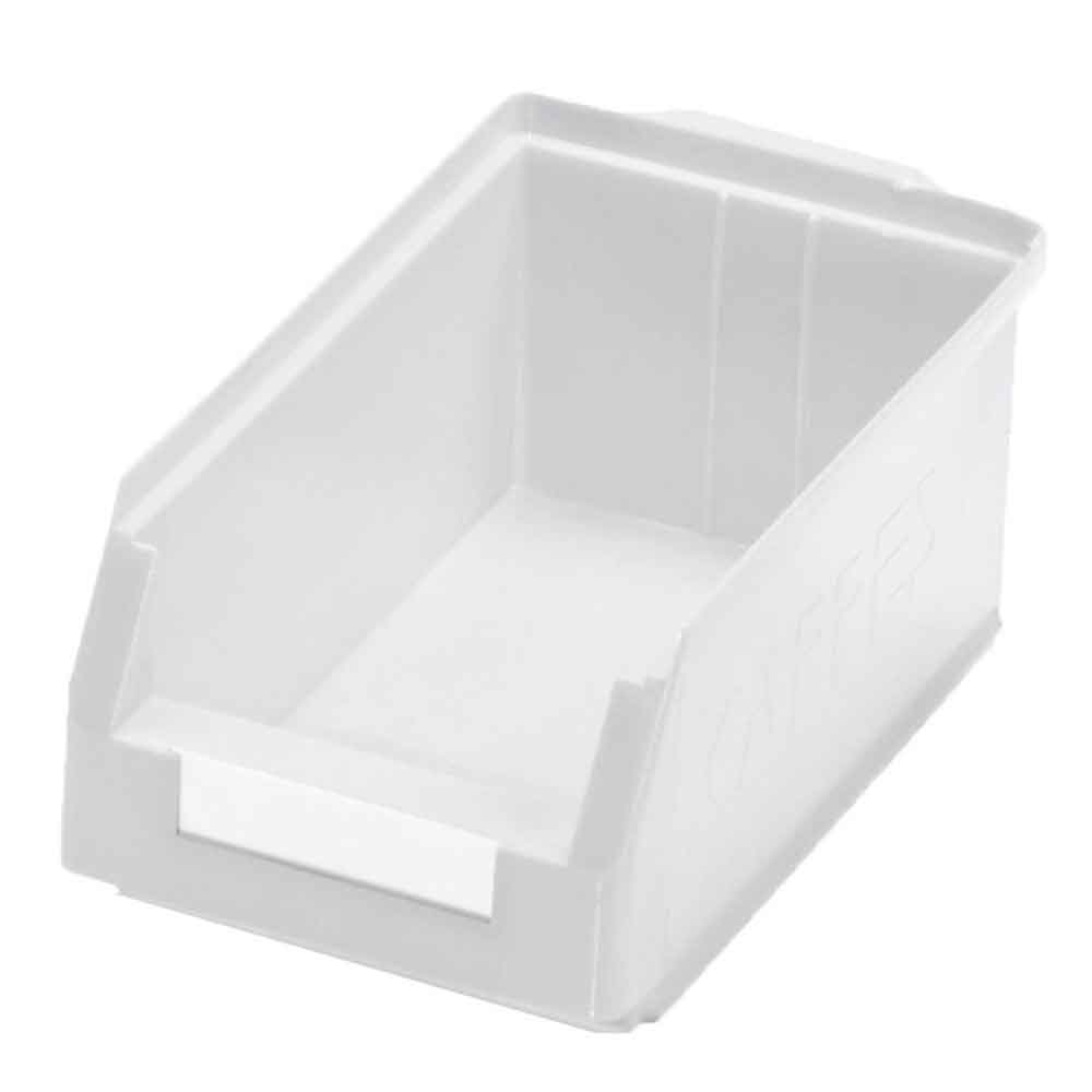 RasterPlan® - Lagersichtkasten für Schlitzplatten - Größe 4 - 350 x 200 x 150 mm - 6 Farben