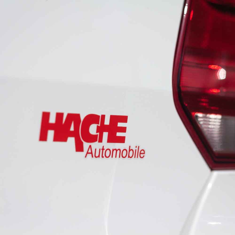 Logoaufkleber - für das Fahrzeug - aus konturgeschnittenen Elementen