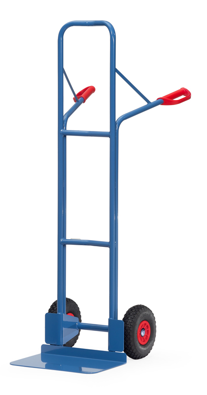 B1328P_fetra_stapelkarre-d393cd Stapelkarre - Räder wahlweise - Schaufelgröße B 480 x T 300 mm - H 1600 mm - Tragkraft 300 kg