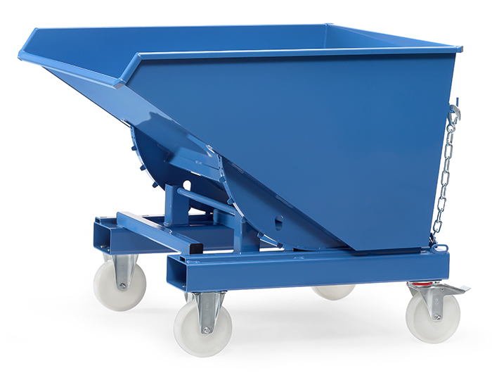 6060_Rollen-ce381f Selbstkipper in 4 Ausführungen - Inhalt Liter 350/600/900/1200 - Tragkraft 1000 bis 2500 kg