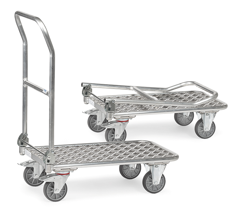 1133_fetra_alu-klappwagen-fbc189 ALU-Klappwagen - 2 Ausführungen - Schiebebügel klappbar - Tragkraft 200 kg
