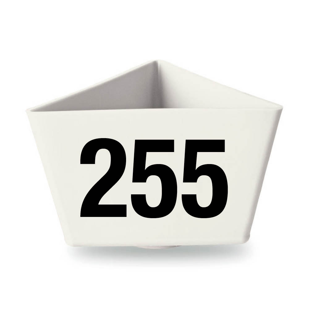 leitzahltraeger-kunststoff-numerisch-mit-magnet-weiss-aeaae7 Leitzahlenträger "Numero" - bis 3 Ziffern - mit Magnethaftung - 11 Farben