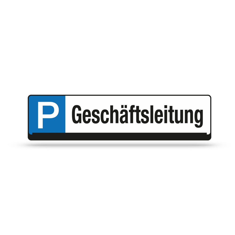 Parkplatz-Reservierungsschilder - 11 verschiedene Texte