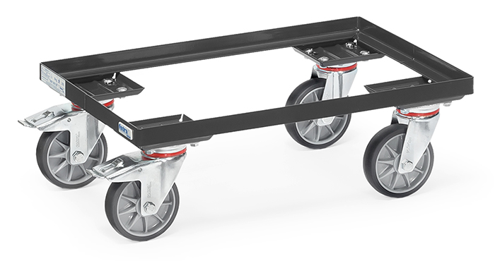 13580_7016-bf209f Eurokasten-Roller GREY EDITION - Ladefläche 605 x 405 mm - Tragkraft 250 kg