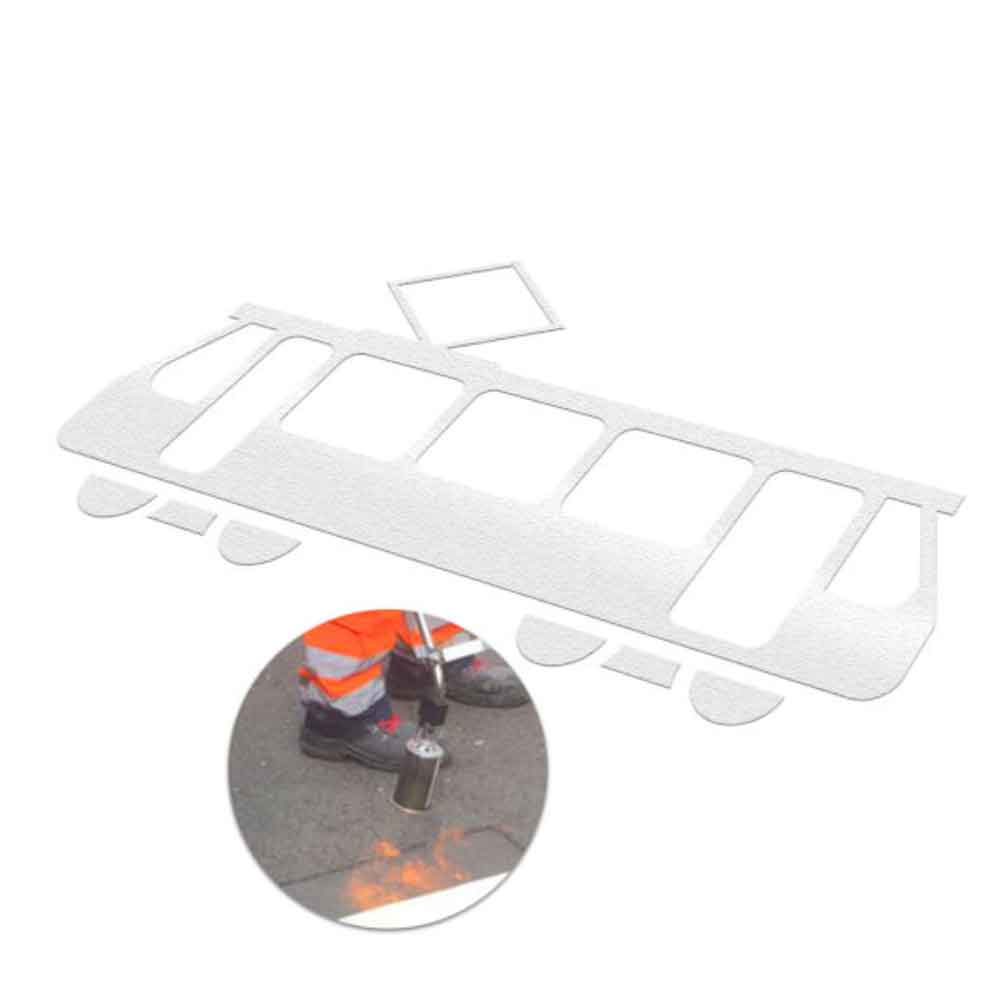 PREMARK® Symbol Straßenbahn - thermoplastische Bodenmarkierung PREMARK® Symbol Straßenbahn - thermoplastische Bodenmarkierung