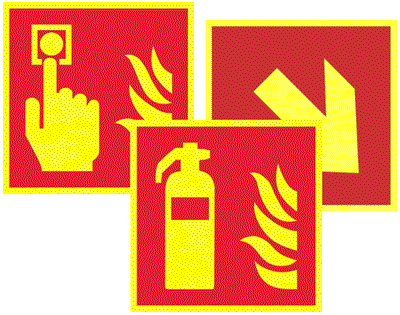 Brandschutzzeichen PLUS mit hoher Leuchtkraft