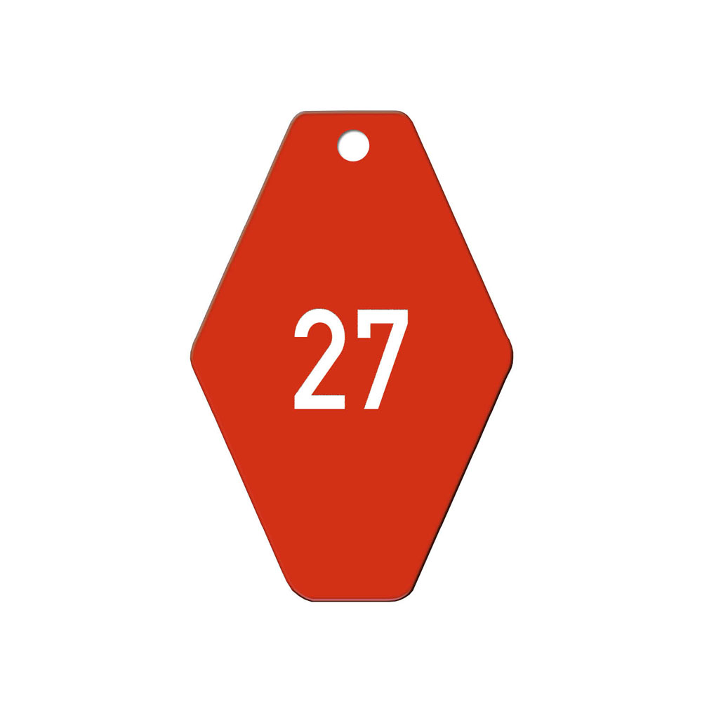 rauten-58-mm-kunststoff-numerisch-1-3-stellen-alle-farben82-80821c Schlüsselanhänger - Rautenform - Kunststoff - 1-3 stellig nummeriert - mit Bohrung