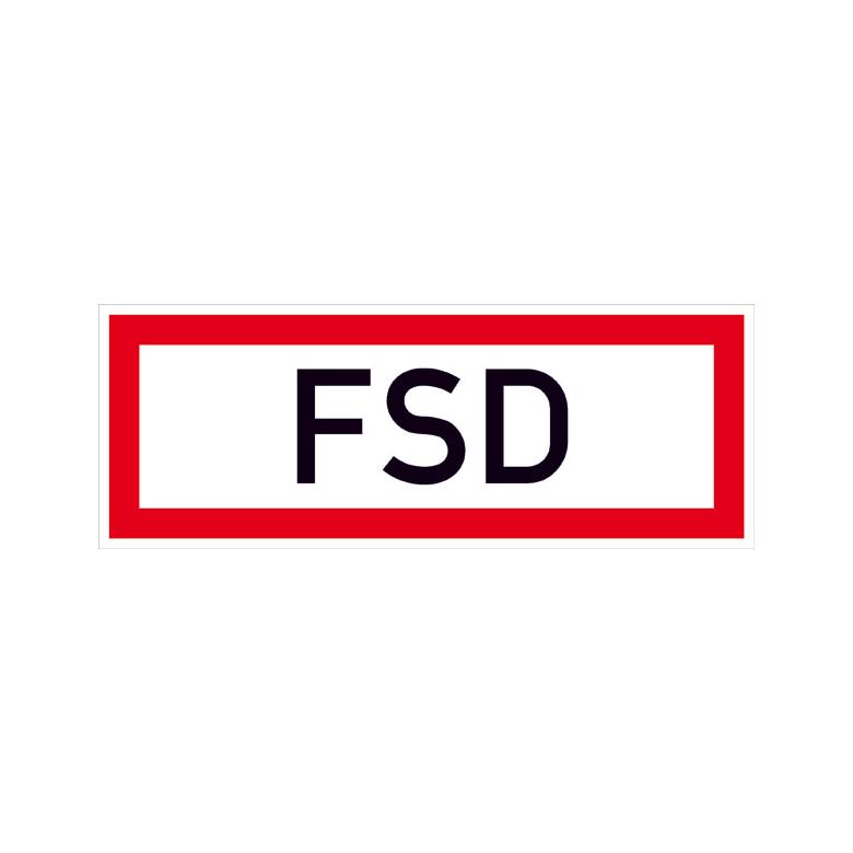 Hinweisschild für die Feuerwehr - Feuerwehrschlüsseldepot (FSD)
