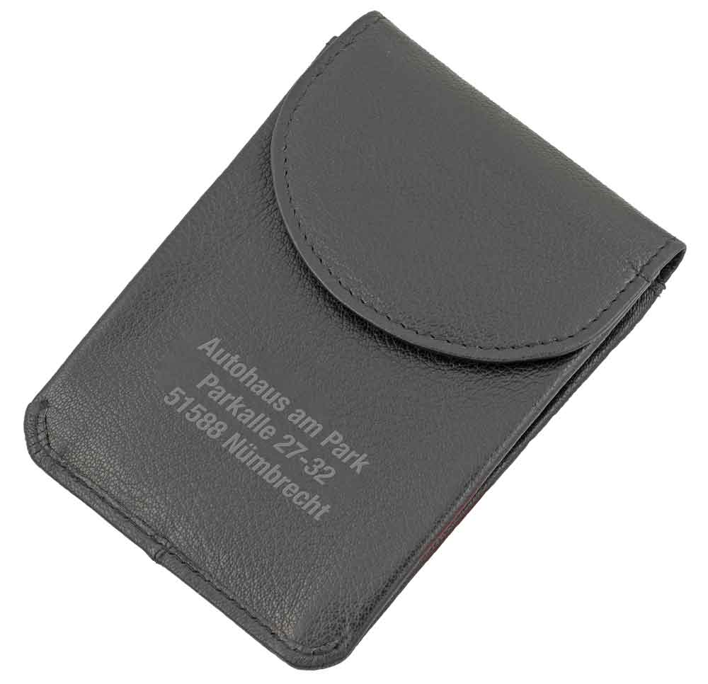 Schlüsseltasche "PROTECT" - echt Leder