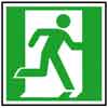 Fluchtwegzeichen Größen für Entfernungen bis 10 Meter