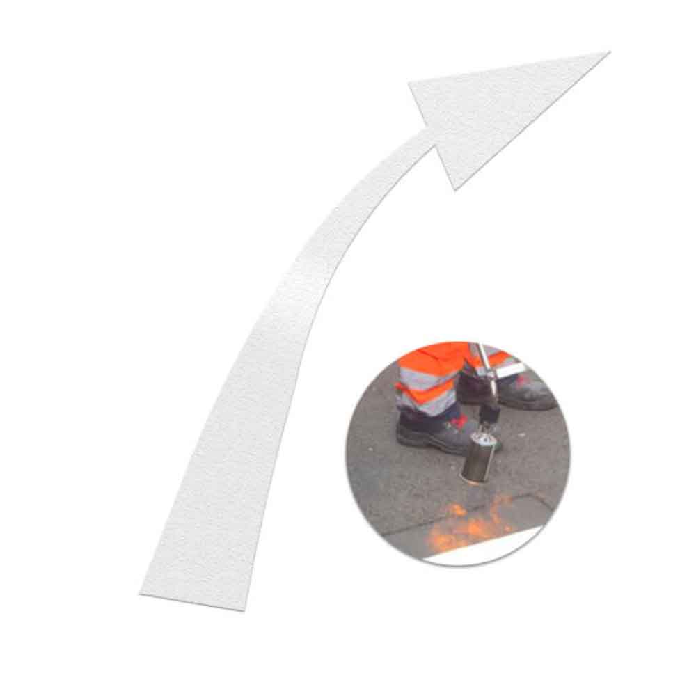 PREMARK® Vorankündigungspfeil rechts und links - thermoplastische Bodenmarkierung PREMARK® Vorankündigungspfeil rechts und links - thermoplastische Bodenmarkierung