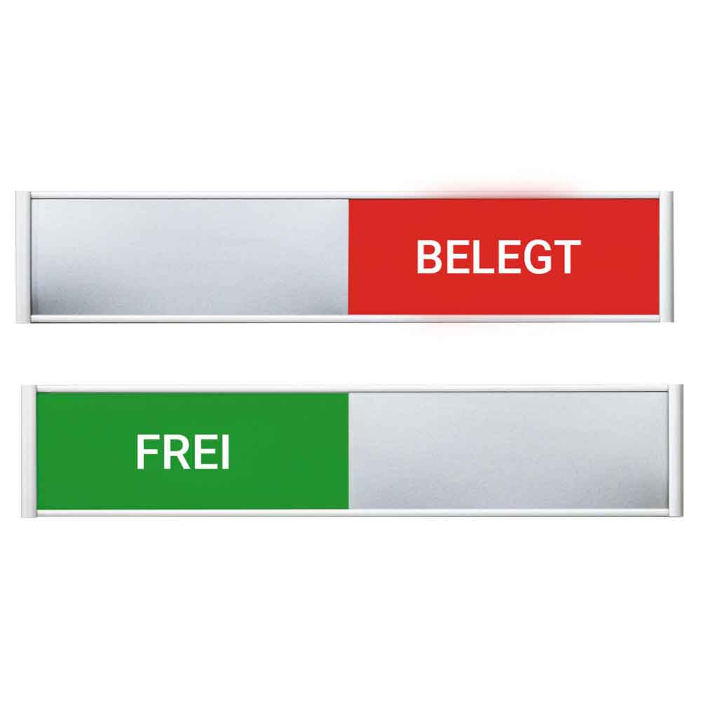 Frei-/Belegt Anzeiger - für Türschilder Serie Silver Frei-/Belegt Anzeiger - für Türschilder Serie Silver