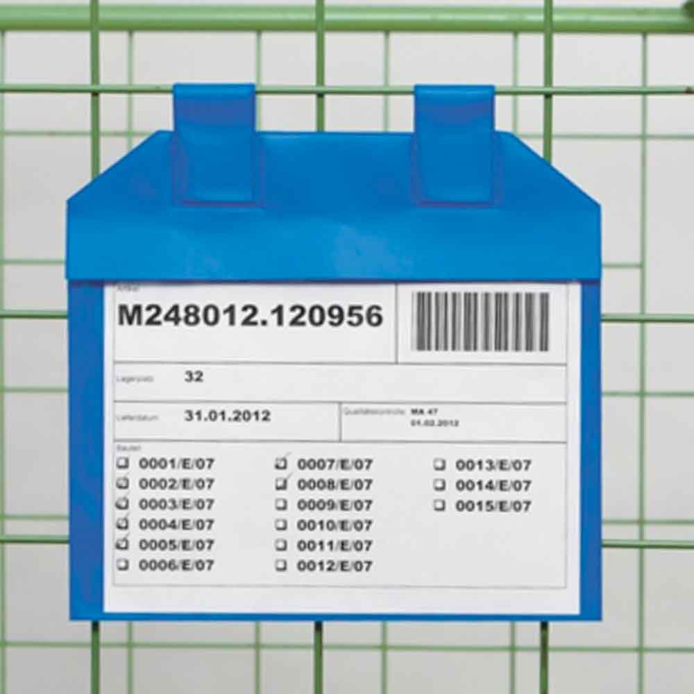 Gitterboxtaschen mit Magnetverschluss - DIN A6 quer - 4 Farben