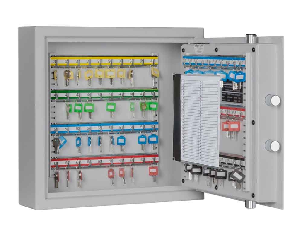 Schlüsseltresor - mit Elektronikschloss - 70 Schlüsselhaken