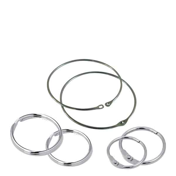 Schlüsselringe, Klappringe, Karabiner Schlüsselringe, Klappringe, Karabiner