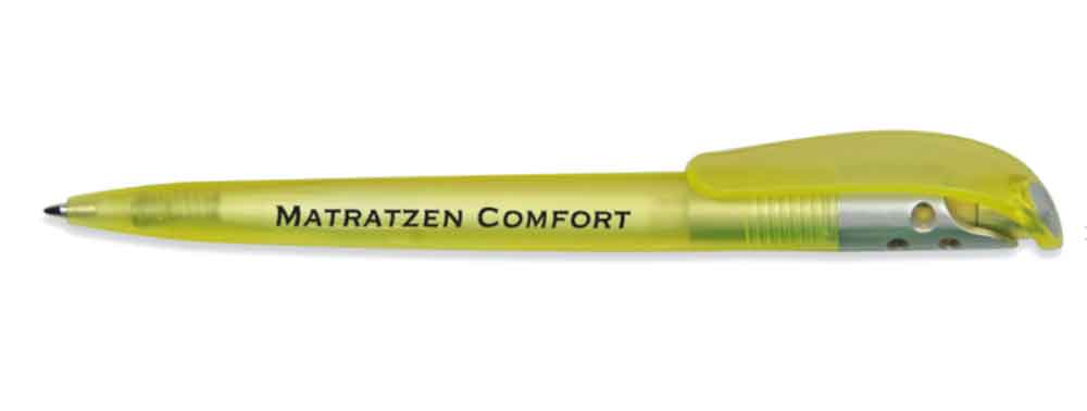 Druckkugelschreiber "MIAMI"- gefrostetes Material in drei Farben Druckkugelschreiber "MIAMI"- gefrostetes Material in drei Farben