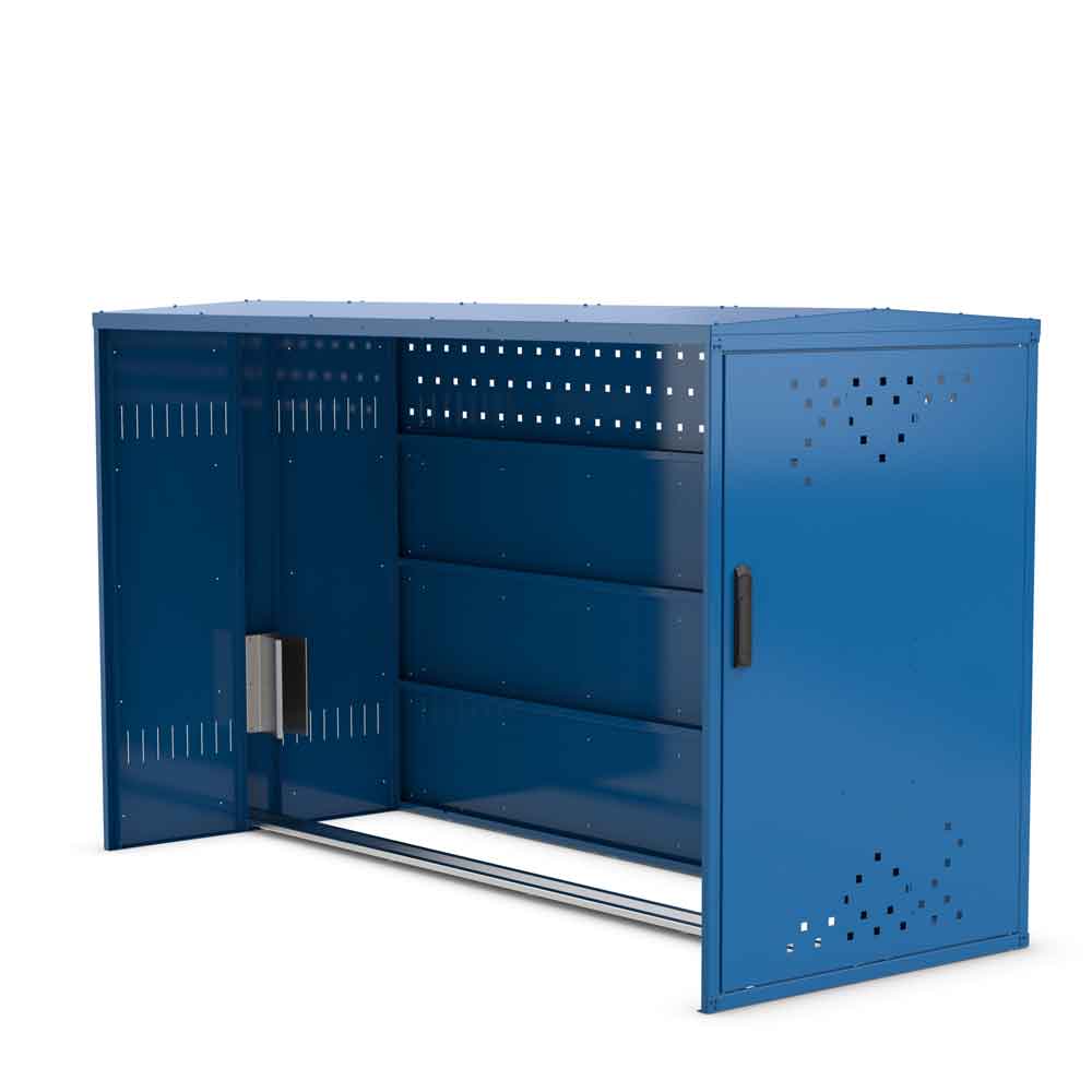Fahrradgarage BikeBox 1 G - Anbausatz ohne oder mit 1 Seitenwand - RAL Farbe nach Wahl Fahrradgarage BikeBox 1 G - Anbausatz ohne oder mit 1 Seitenwand - RAL Farbe nach Wahl