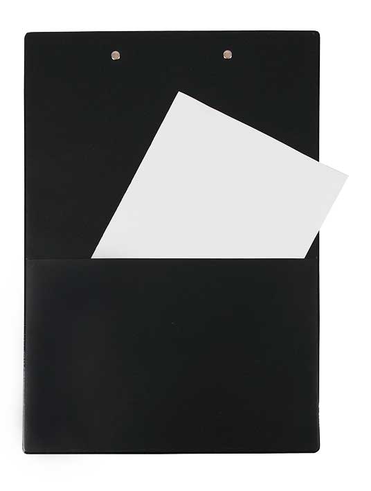 Klemmbrett - DIN A4 - mit transparenter Tasche Klemmbrett - DIN A4 - mit transparenter Tasche