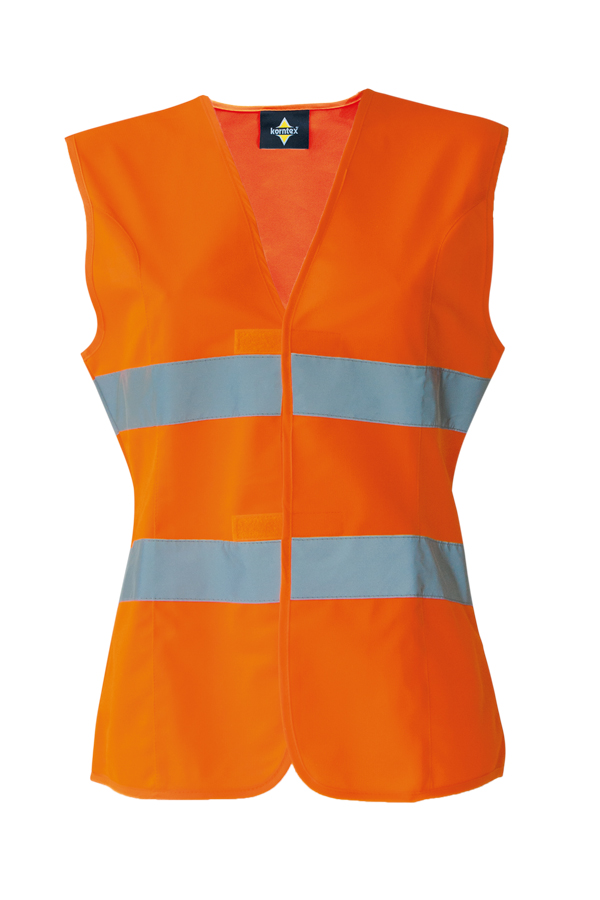 Korntex® Frauen Warnweste „Frankfurt“ - Signal-Orange - M