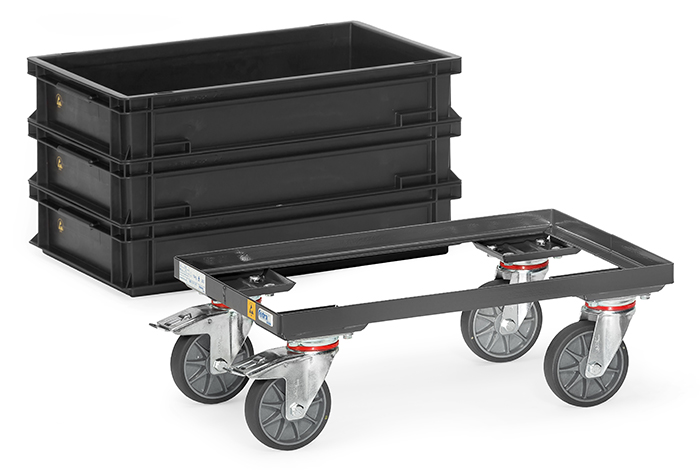 93580_live-9f350a ESD-Eurokasten-Roller - elektrisch leitfähig - Ladefläche L 605 x B 405 mm - Tragkraft 250 kg