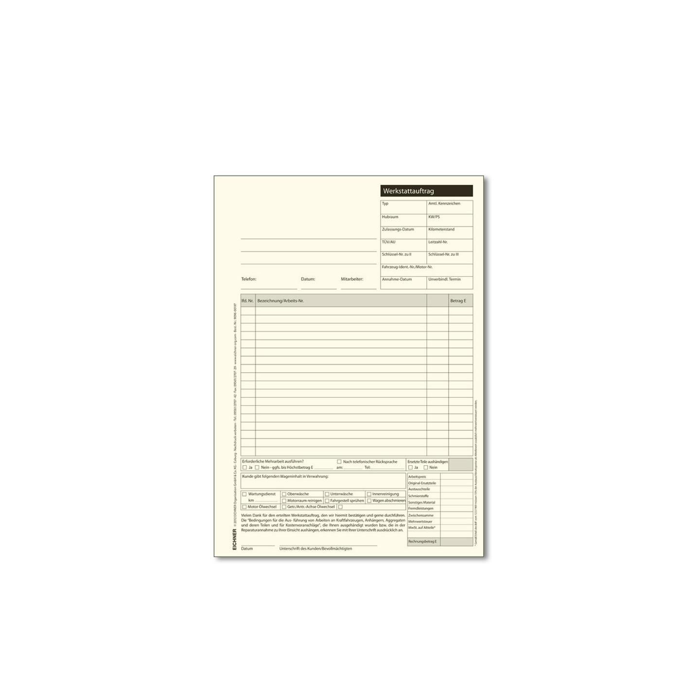 20-10-120-0-00-08-002-werkstattarbeitskarte-a5-vorderseite-gelb-b9d25d Werkstatt-Auftrag - DIN A5 - 2-fach - SD-Papier