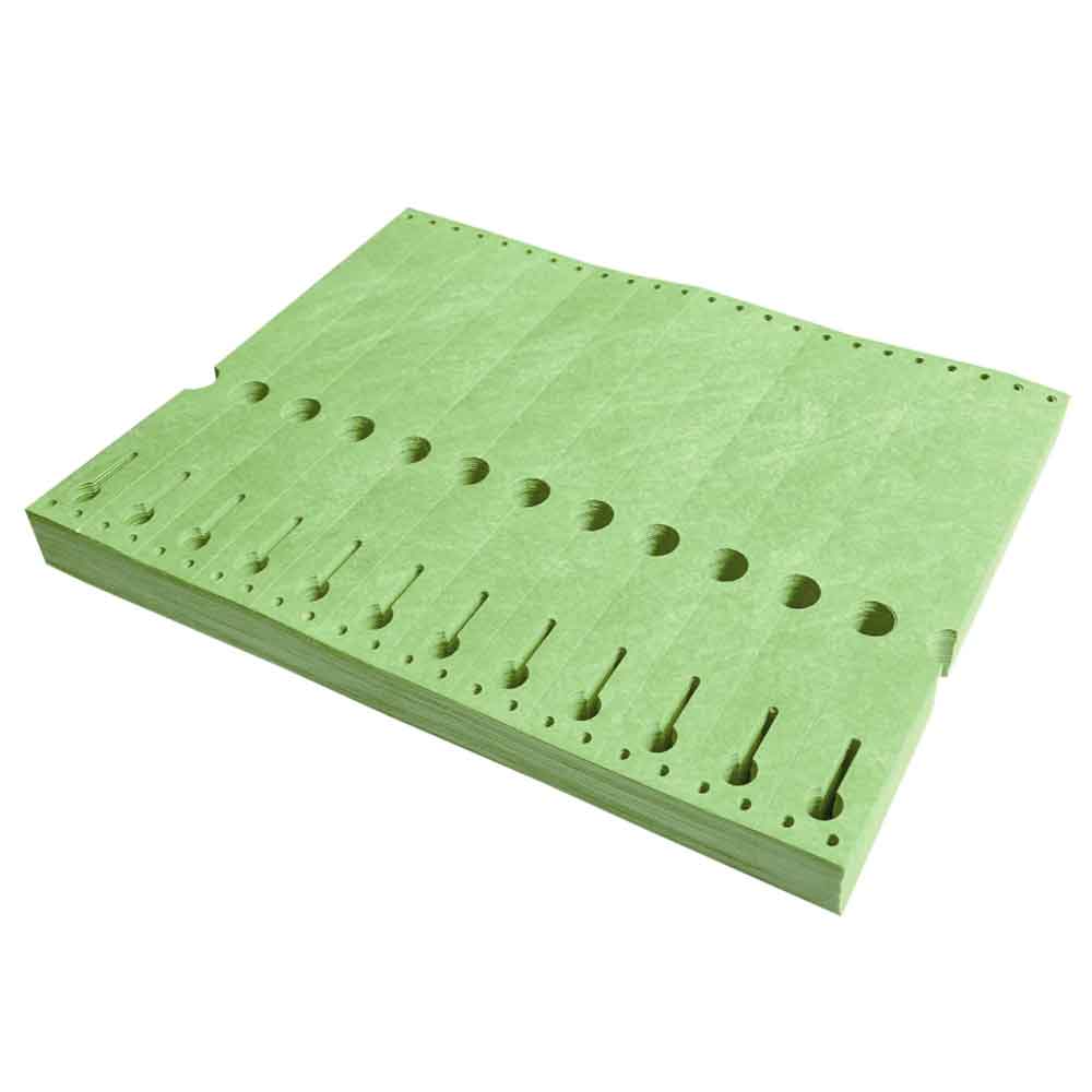 Tyvek Schlaufenetiketten - Format 220 x 25,4 mm - 1000 Etiketten - in mehreren Farben