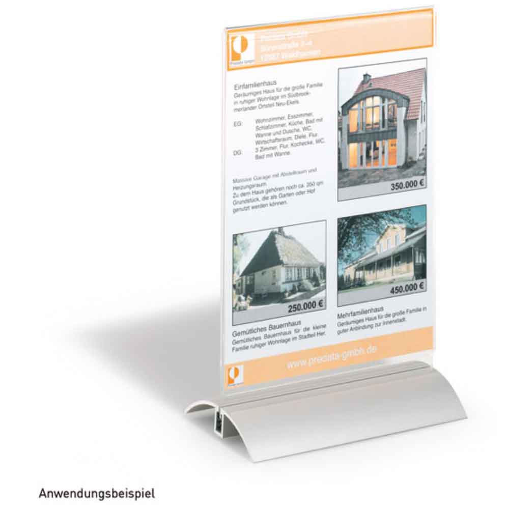 Durable Tischaufsteller Presenter - in 3 DIN-Formaten - hochwertige Optik