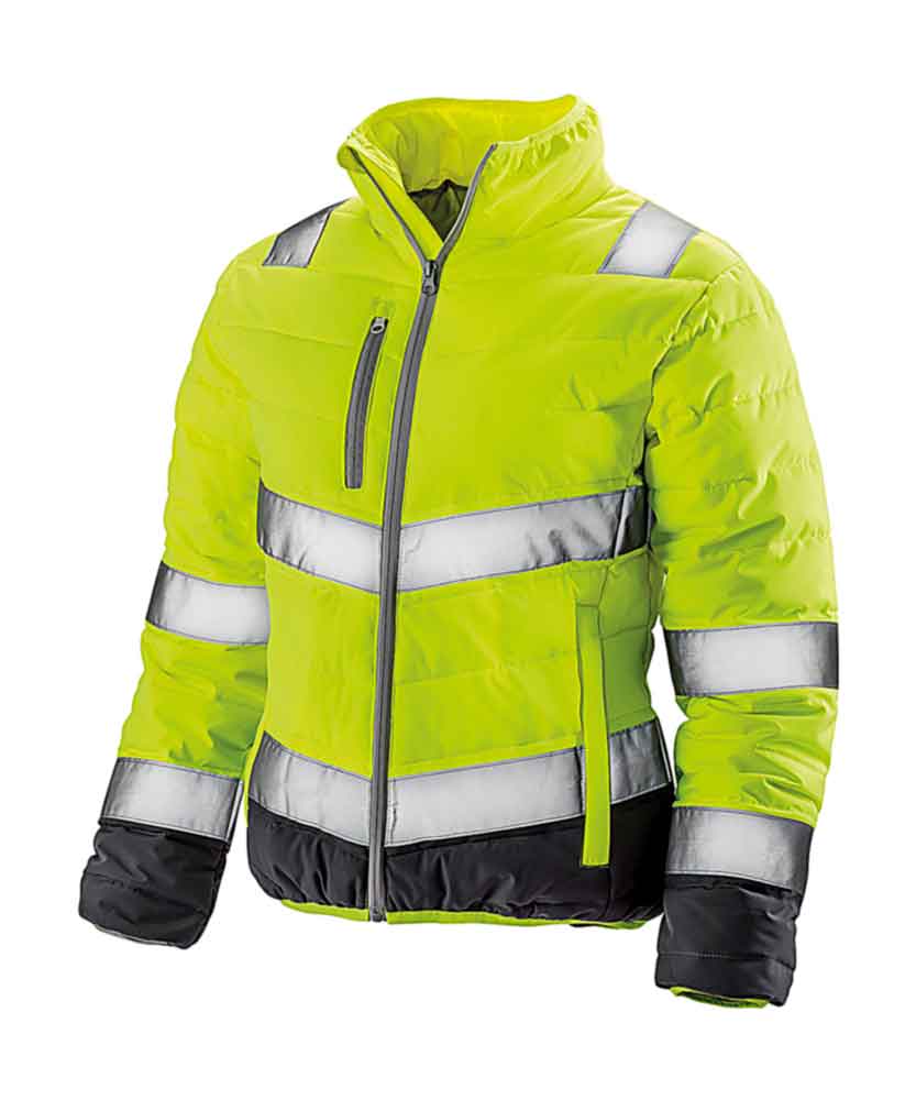 Sicherheitsjacke - Gesteppt - für Damen - Reflektierend - 2 Farben
