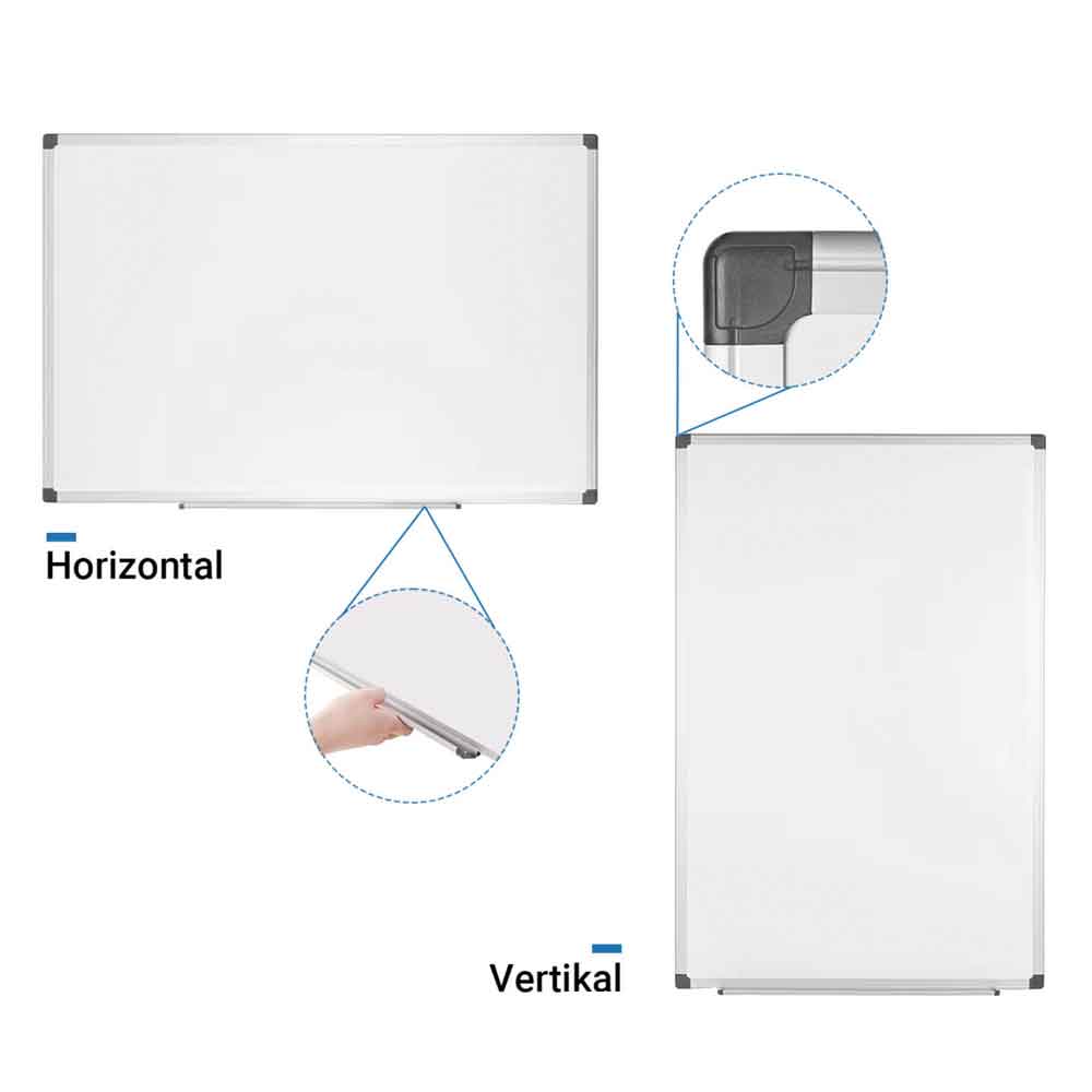 Schreibtafel Emaille economy - 9 verschiedene Größen