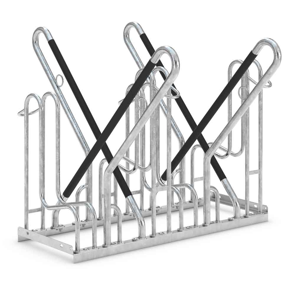 Fahrradanlehnsystem 4714 XBF - 4 Einstellplätze zweiseitig