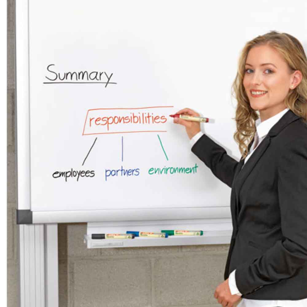 Edding 28 EcoLine Whiteboardmarker - 4 Farben im Set Edding 28 EcoLine Whiteboardmarker - 4 Farben im Set