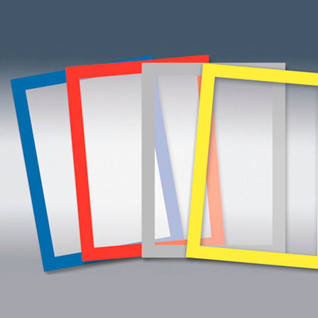 30-10-130-4a-5e2be7 Hafttasche VISI/ONE® - DIN A4 - verschiedene Rahmenfarben