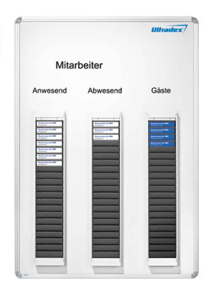 Kartentafel für Chipkarten A - ohne Clip - Sichtbereich 25 mm - 3 Ausführungen