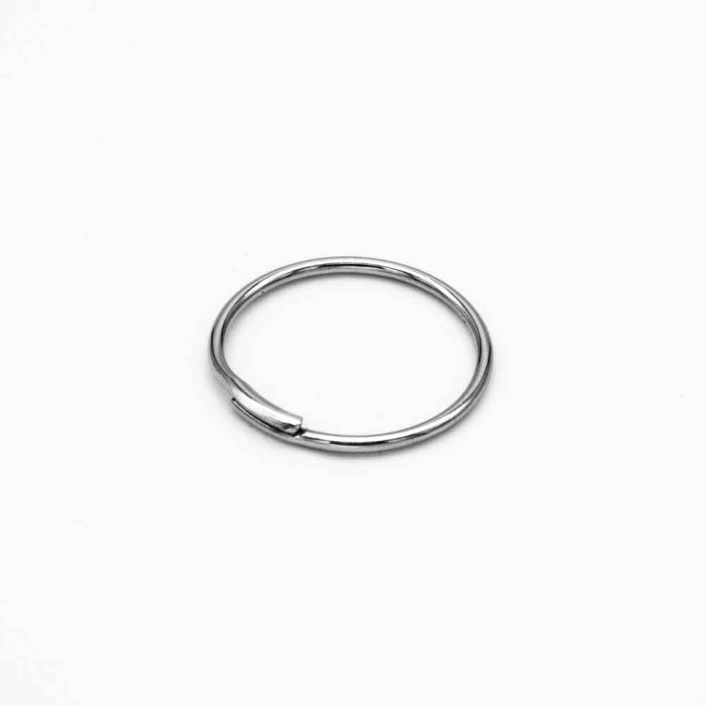 20-30-020-0-21-01-007-schluesselring-stahldraht-vernickelt-gequetschtes-ende-b5f775 Schlüsselring - Stahldraht vernickelt - gequetschtes Ende - 2 Größen