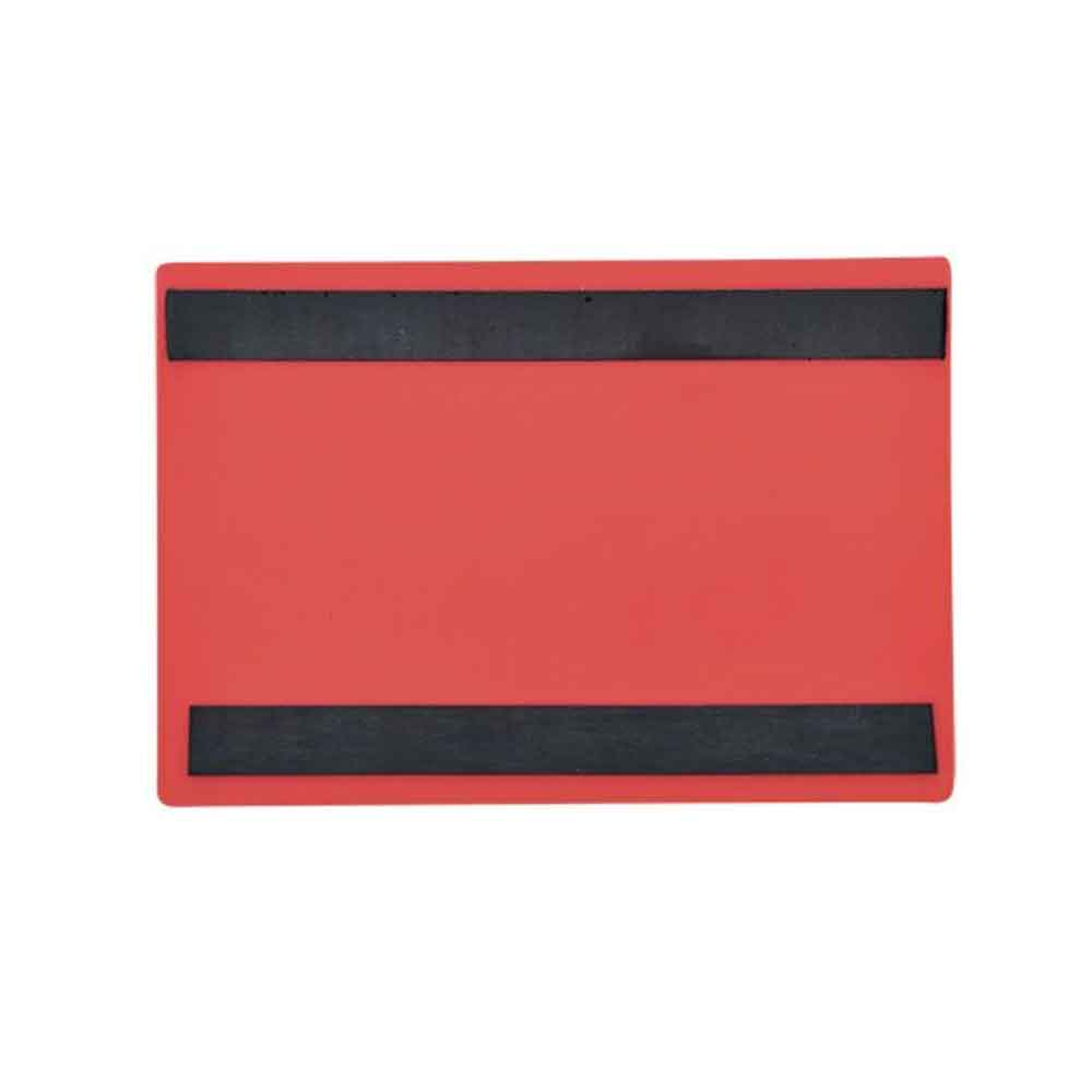 31-80-624-1-00-04-077-magnetische-etikettentaschen-2-magnetstreifen-ecd541 Magnetische Etikettentaschen - 2 Magnetstreifen - 120 x 80 mm DIN A7 - 4 Farben