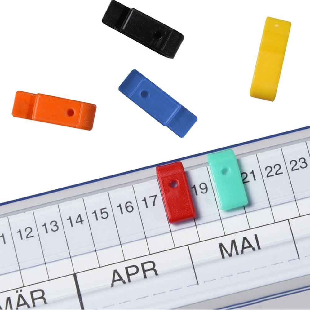 Signal-Aufstecker für Organisationsleiste - VISIMAP / Personalhefter - Farbig