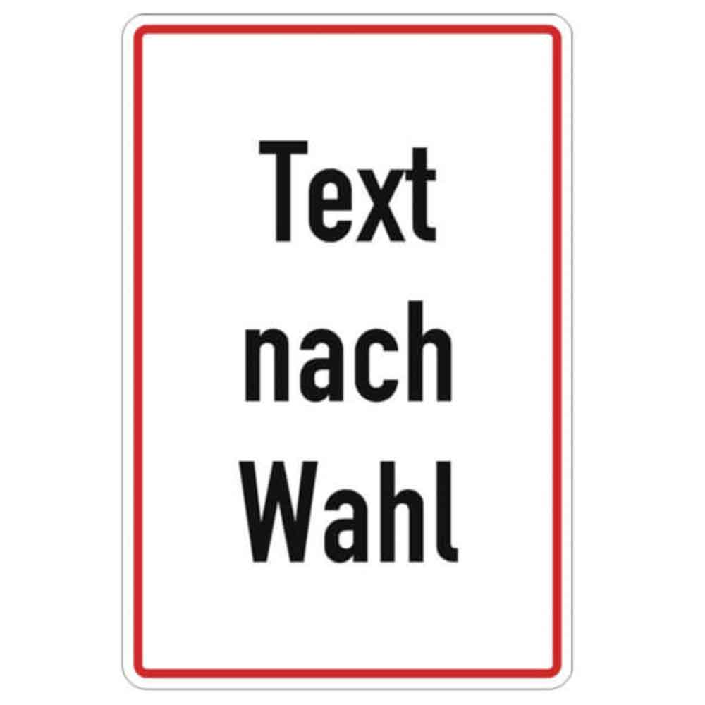 Individuell gefertigtes Folienschild - in vielen Größen - mit Wunschtext und Grundfarbe nach Wahl Individuell gefertigtes Folienschild - in vielen Größen - mit Wunschtext und Grundfarbe nach Wahl