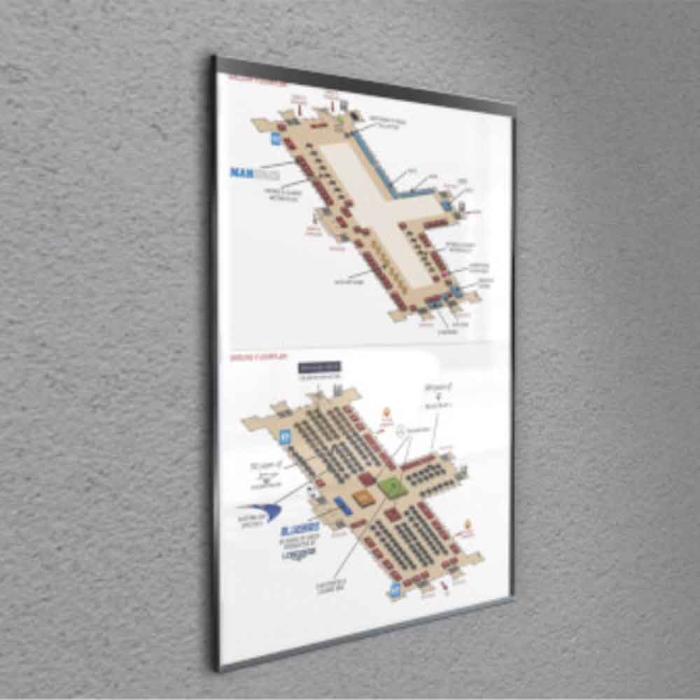GlasFix Türschild - aus Echtglas und einer hochwertigen Edelstahlkassette - in 5 Größen GlasFix Türschild - aus Echtglas und einer hochwertigen Edelstahlkassette - in 5 Größen