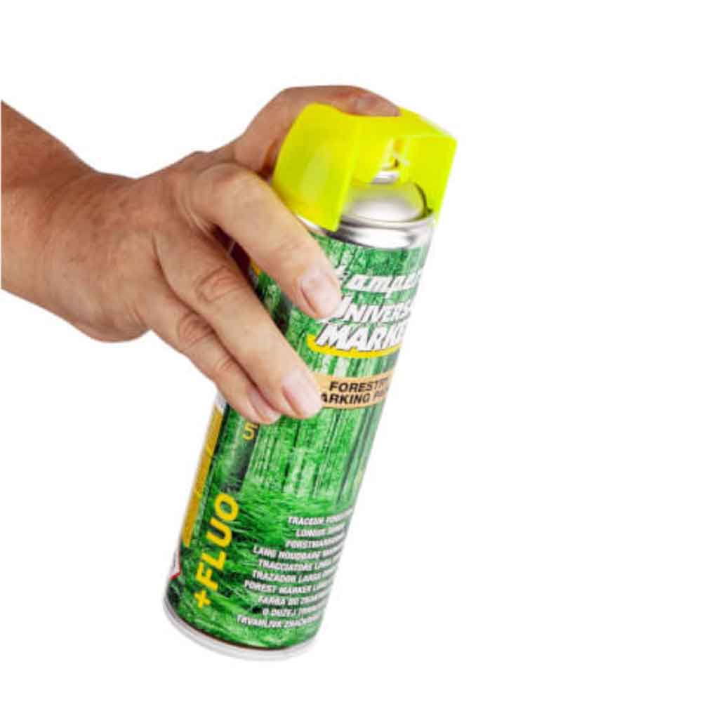 Forstmarkierer Universalspray fluoreszierend - intensive Leuchtwirkung - hohe Deckkraft - kurze Trockenzeit