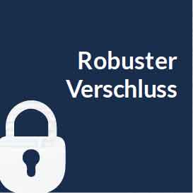 Der Robuste Verschluss des ERUSTAR ist überzeugend