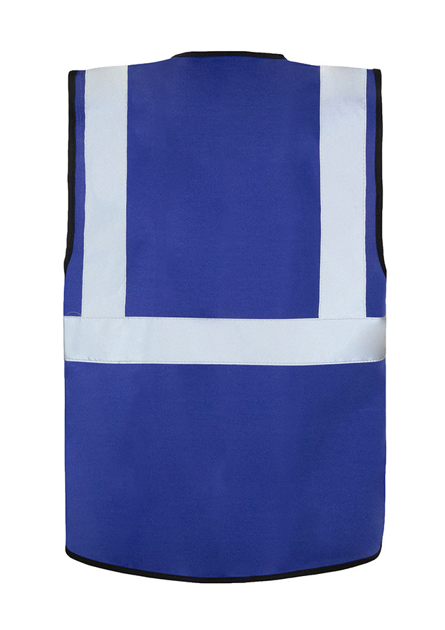 Korntex® Warnweste „Berlin“ - Multifunktional mit Taschen - Waldgrün/Signal-Gelb - XXL